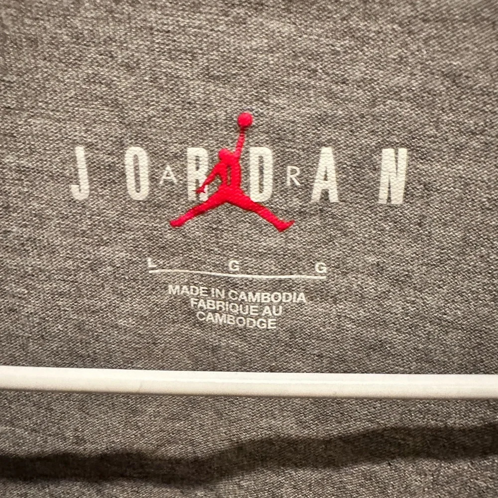 Jordan Brand Watercolor Jumpman Graphic T-Shirt Carbon Heather FN5980-091